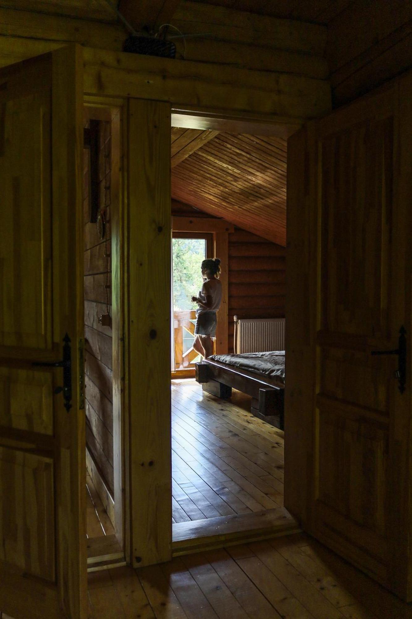 Сottage "Ksenija" Котедж "Ксенія" Skole Exteriör bild